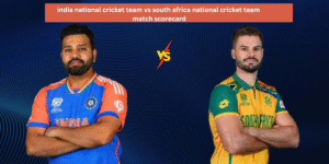 India National Cricket Team vs south africa national cricket team match scorecard