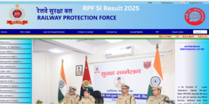 RPF SI Result 2025