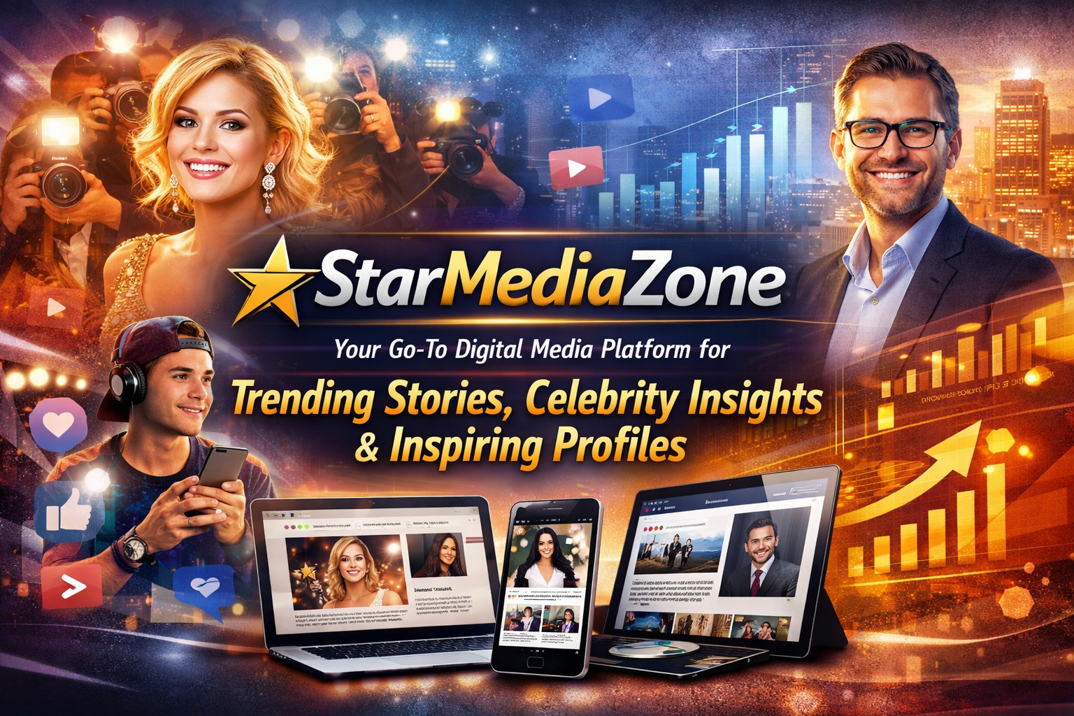 StarMediaZone: Your Go-To Digital Media Platform for Trending Stories, Celebrity Insights & Inspiring Profiles