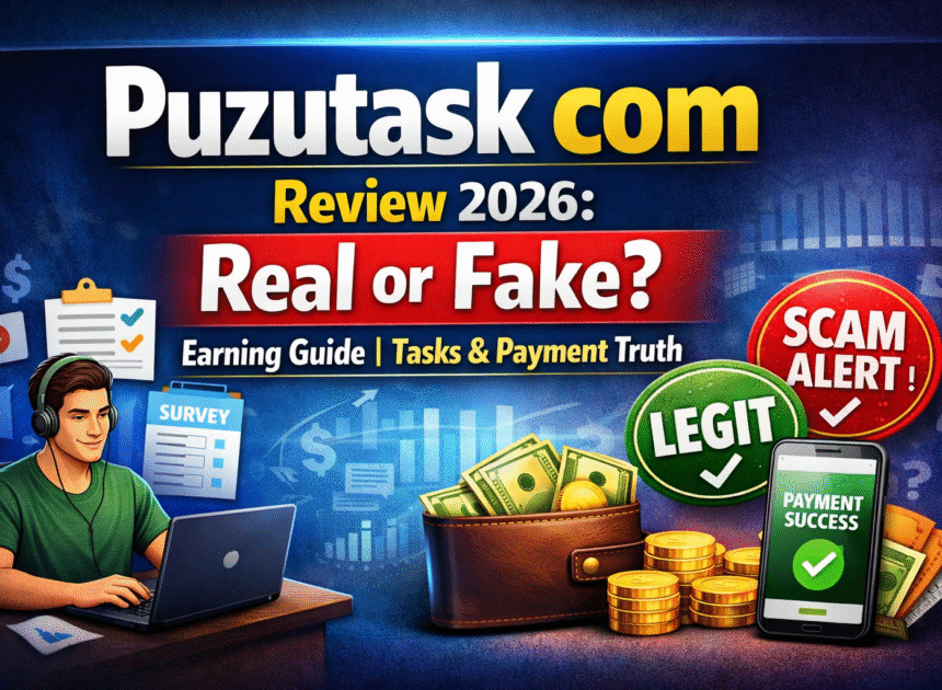 Puzutask com Review 2026: Real or Fake? Earning Guide, Tasks & Payment Truth